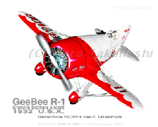 Air racer GeeBee R-1 racer aircraft