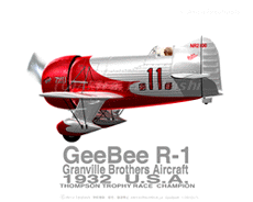 Air racer GeeBee R-1 racer aircraft